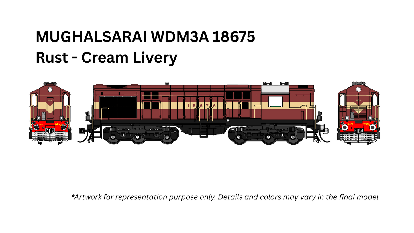 PRE-ORDER: PREMIUM DCC SOUND WDM2 RTR Model in HO Scale (1:87)