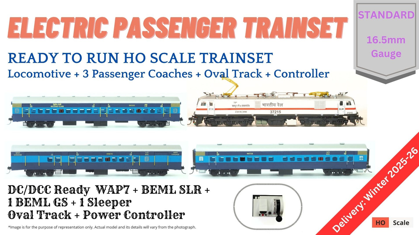 PRE-ORDER: TRAIN SET: Electric Passenger Train (With Track and Controller)