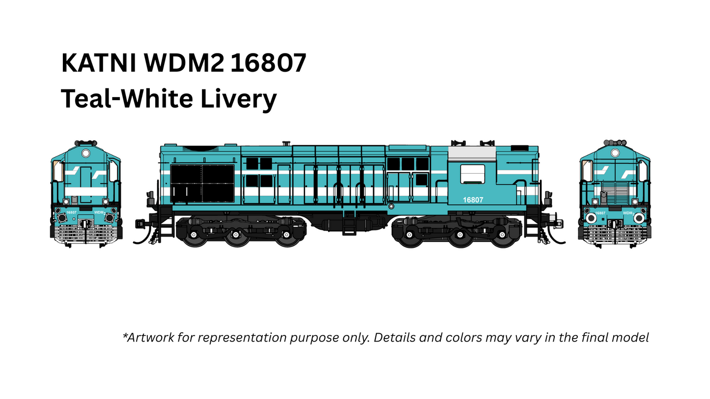 PRE-ORDER: PREMIUM DCC SOUND WDM2 RTR Model in HO Scale (1:87)