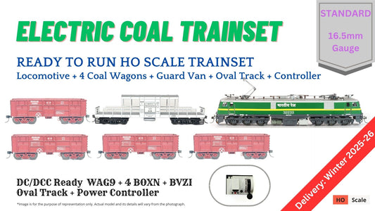 PRE-ORDER: TRAIN SET: Electric Coal Train (With Track and Controller)