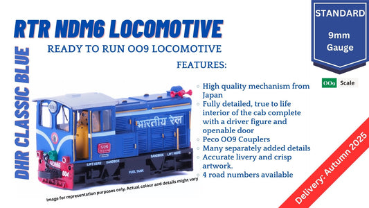 PRE-ORDER: Ready to Run NDM6 - DHR Blue