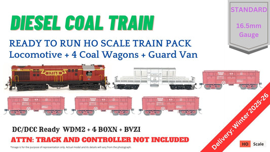 PRE-ORDER: TRAIN Pack: Diesel Coal Train (Without Track and Controller)
