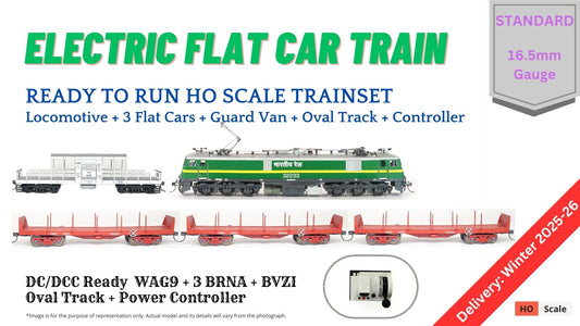 PRE-ORDER: TRAIN SET: Electric Flat Car Train (With Track and Controller)