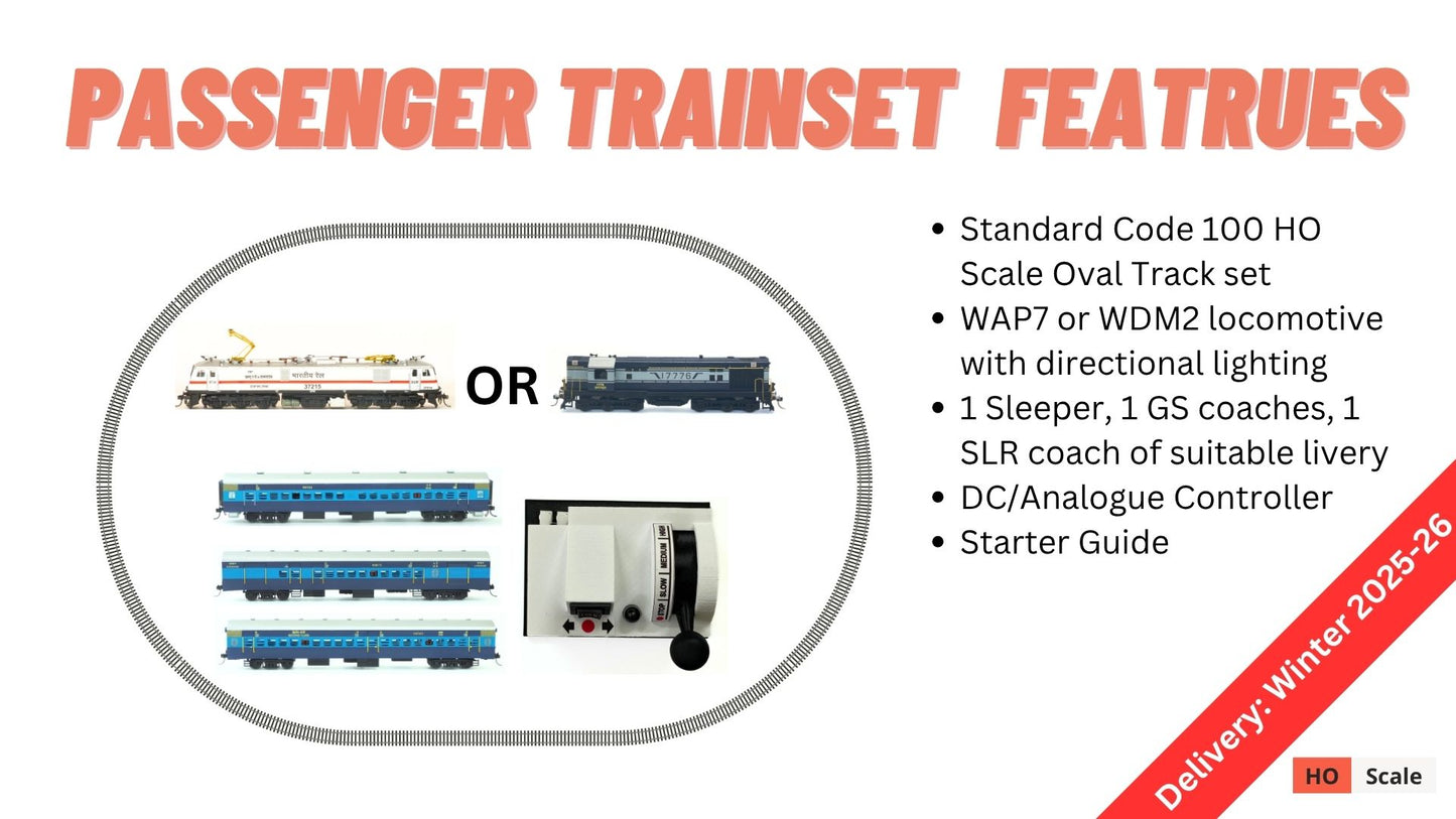 PRE-ORDER: TRAIN SET: Electric Passenger Train (With Track and Controller)