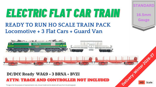 PRE-ORDER: Train Pack: Electric Flat Car Train (Without Tracks and Controller)
