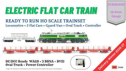 PRE-ORDER: TRAIN SET: Electric Flat Car Train (With Track and Controller)