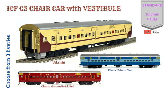 Made to Order: ICF GS Chair Car with VESTIBULE - Standard Version, HO Scale (1:87)