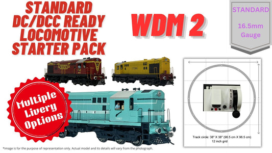 PRE-ORDER: RTR Locmotive Starter Pack - Standard DC/DCC Ready - WDM2
