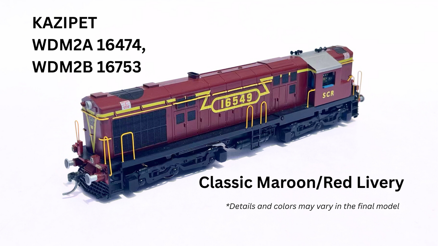 PRE-ORDER: PREMIUM DCC SOUND WDM2 RTR Model in HO Scale (1:87)