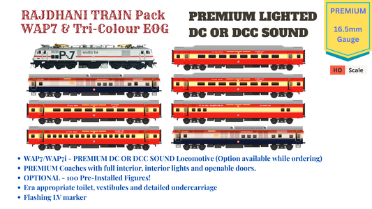 PRE-ORDER: Rajdhani Train Pack with WAP7 - PREMIUM (No Tracks or Controller)