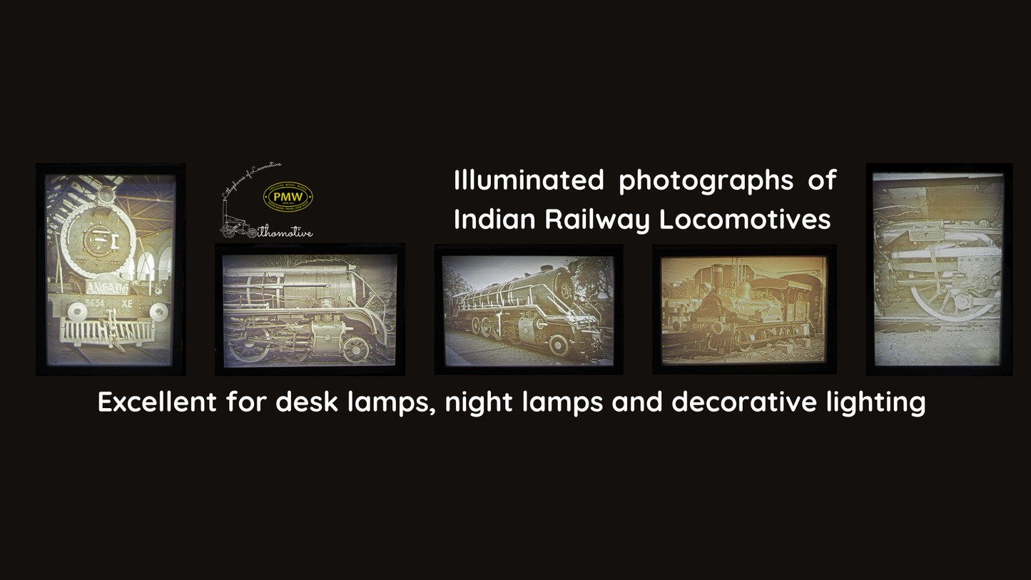 Indian Railway XE Class Lithophane: Plate Only