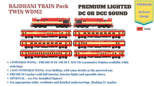 PRE-ORDER: Rajdhani Train Pack with Twin WDM2 - PREMIUM (No Tracks or Controller)