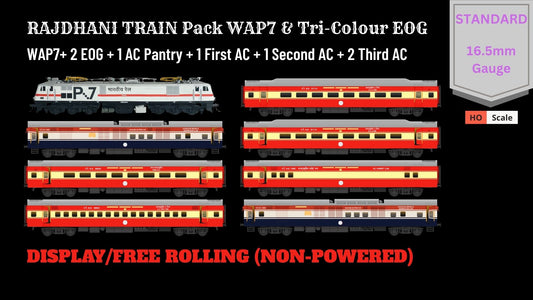 Made to Order: Rajdhani Train Pack with WAP7 - DISPLAY/Free Rolling