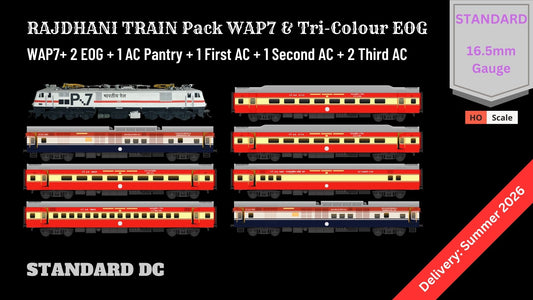 PRE-ORDER: Rajdhani Train Pack with WAP7 - STANDARD (No Tracks or Controller)