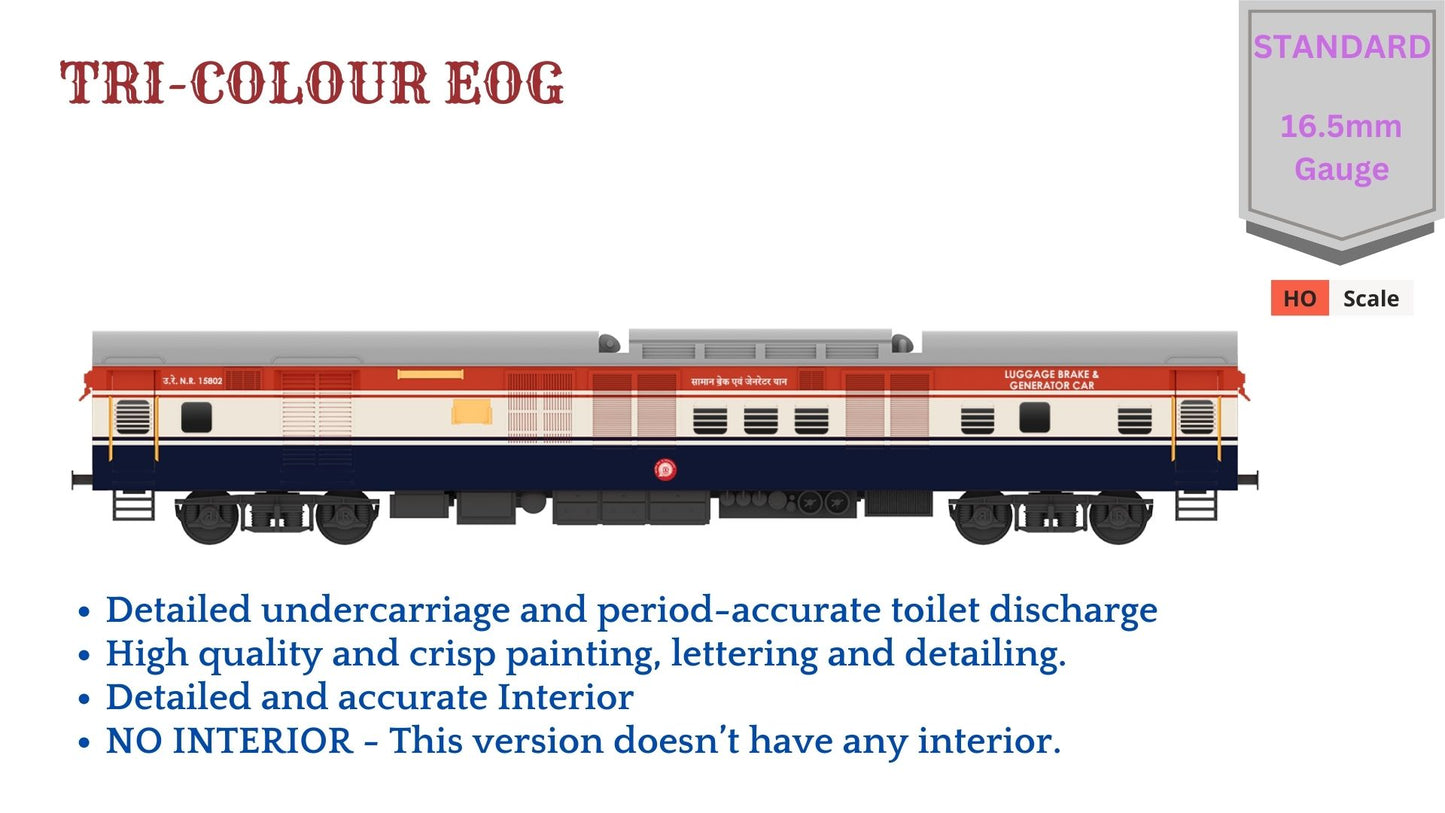 PRE-ORDER: TRI-COLOUR EOG HO Scale - Standard Version