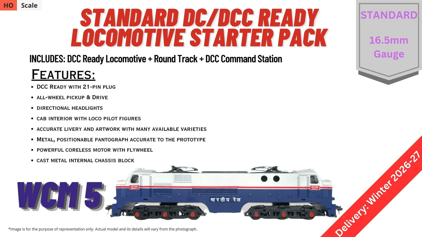 PRE-ORDER: RTR Locmotive Starter Pack - Standard DC/DCC Ready - WCM5