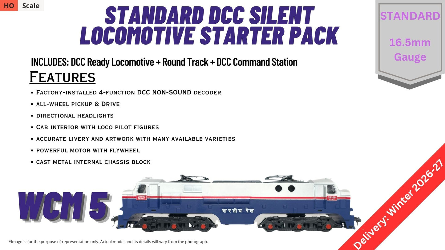 PRE-ORDER: RTR Locmotive Starter Pack - DCC Silent - WCM5