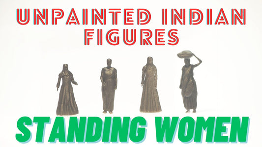 UNPAINTED Figures: Standing Indian Women