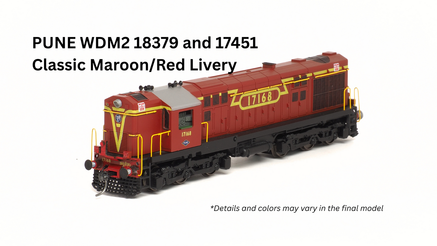 PRE-ORDER: PREMIUM DCC SOUND WDM2 RTR Model in HO Scale (1:87)