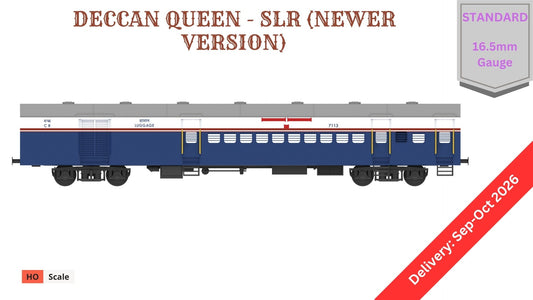 PRE-ORDER: DECCAN QUEEN - ICF SLR (Newer Version), HO Scale - Standard Shell