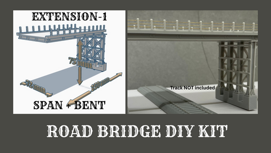 Road Bridge Extension Kit -1: Straight Span and Tall Bent