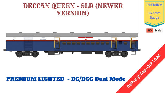 PRE-ORDER: DECCAN QUEEN - ICF SLR (Newer Version), HO Scale - Premium Version