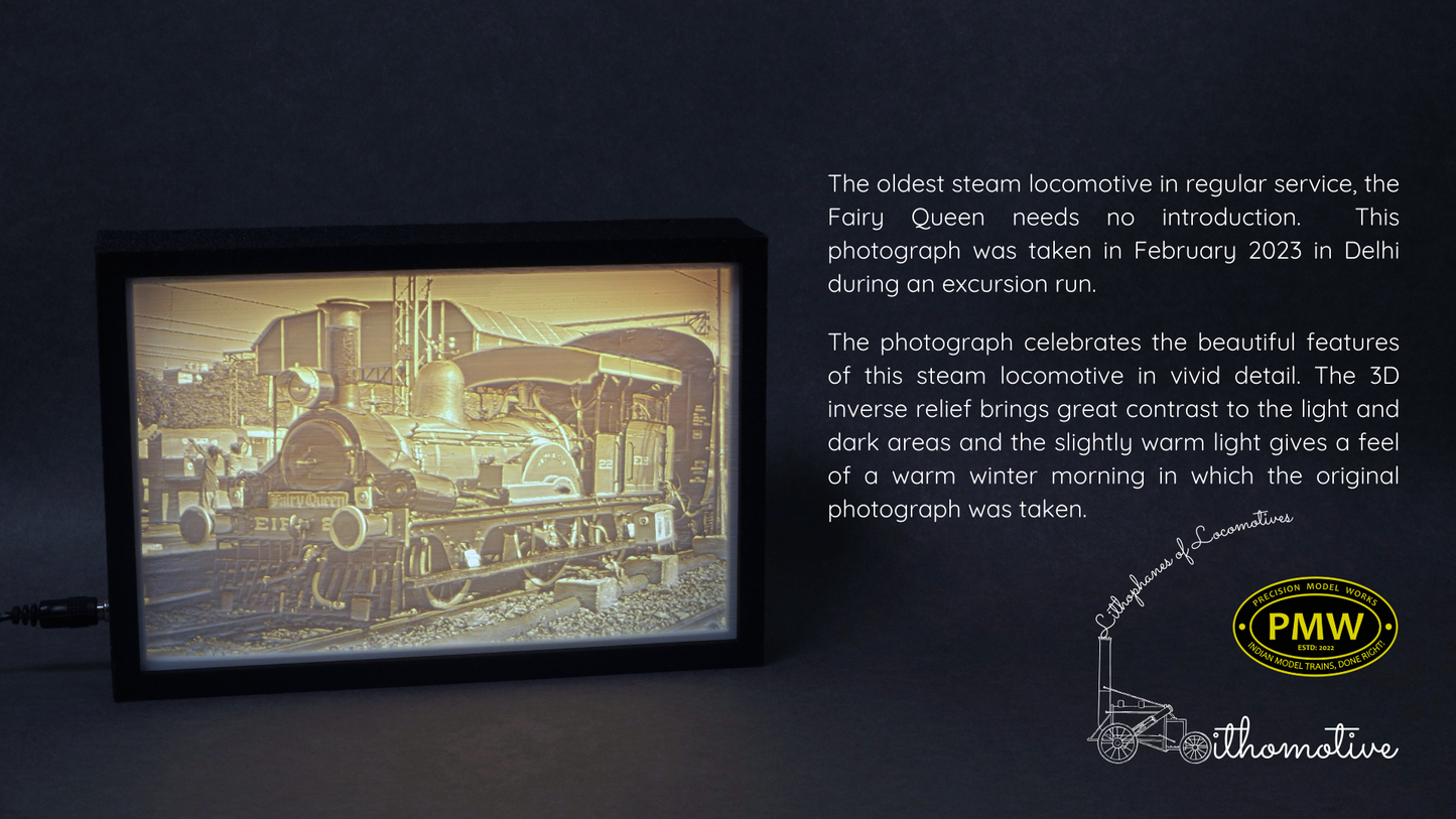 Fairy Queen Lithophane: Plate Only