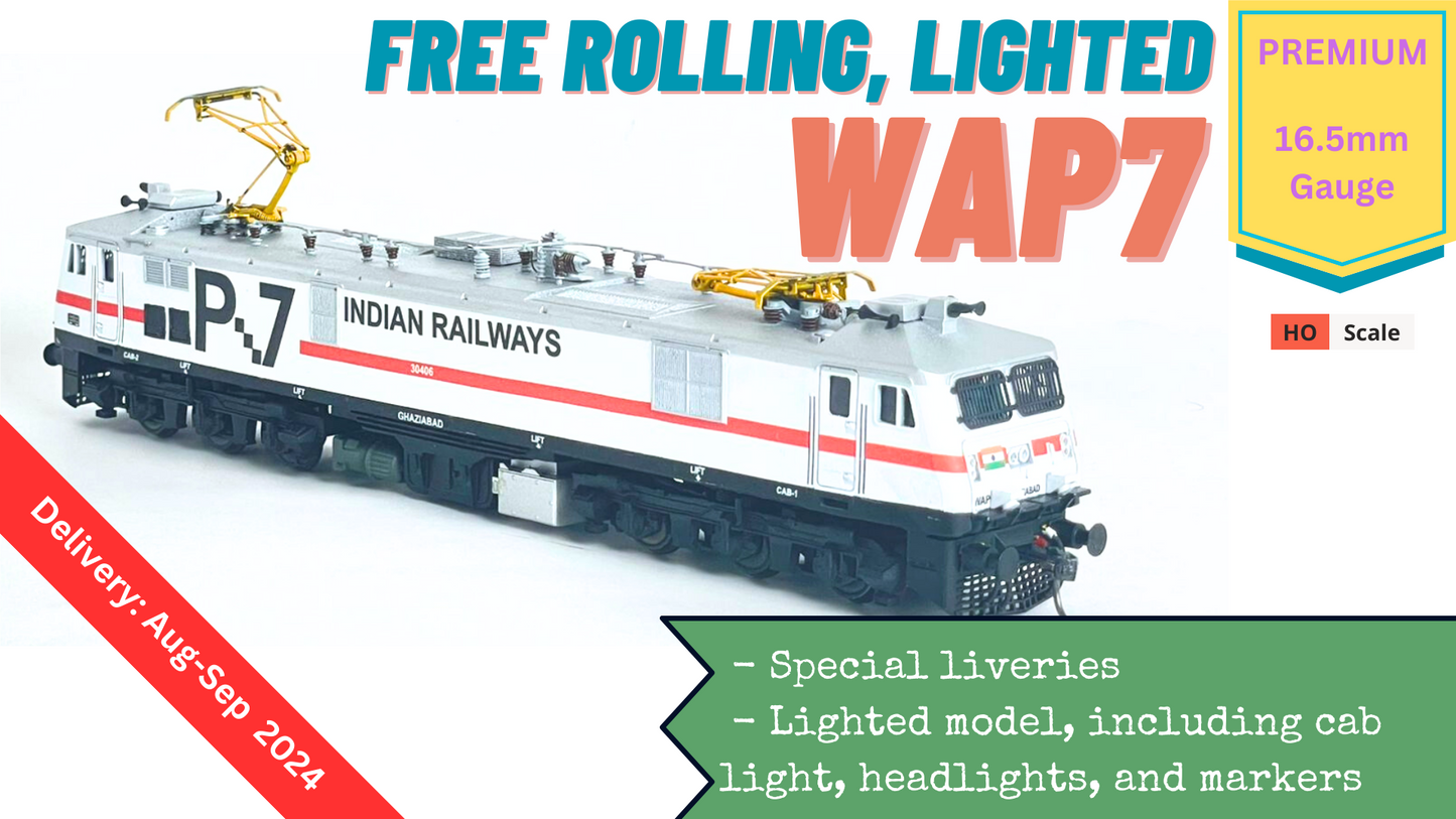 PRE-ORDER: PREMIUM DISPLAY/FREE-ROLLING WAP7, Lighted, Non-motorized