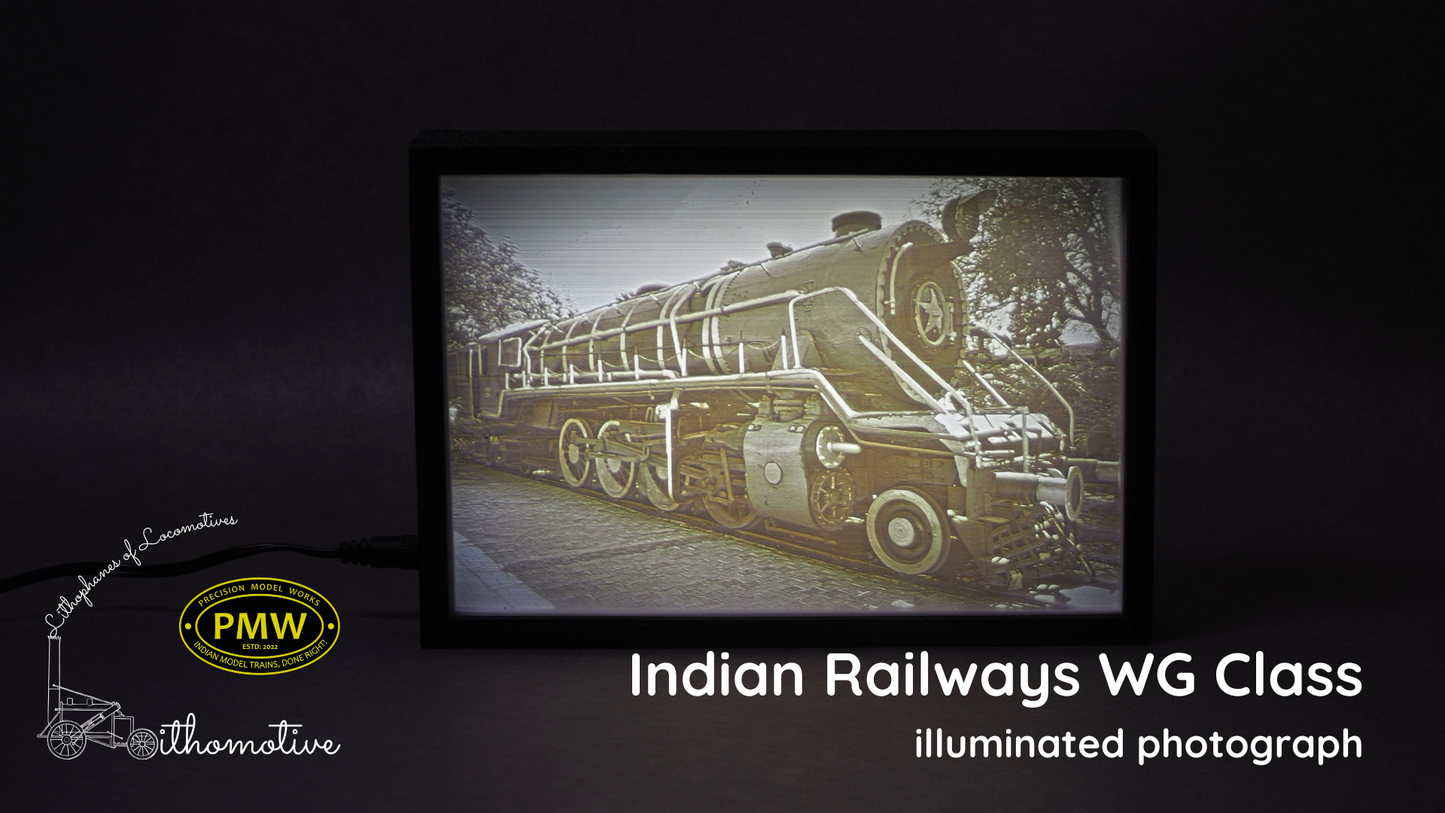 Illuminated Photograph: Indian Railways WG