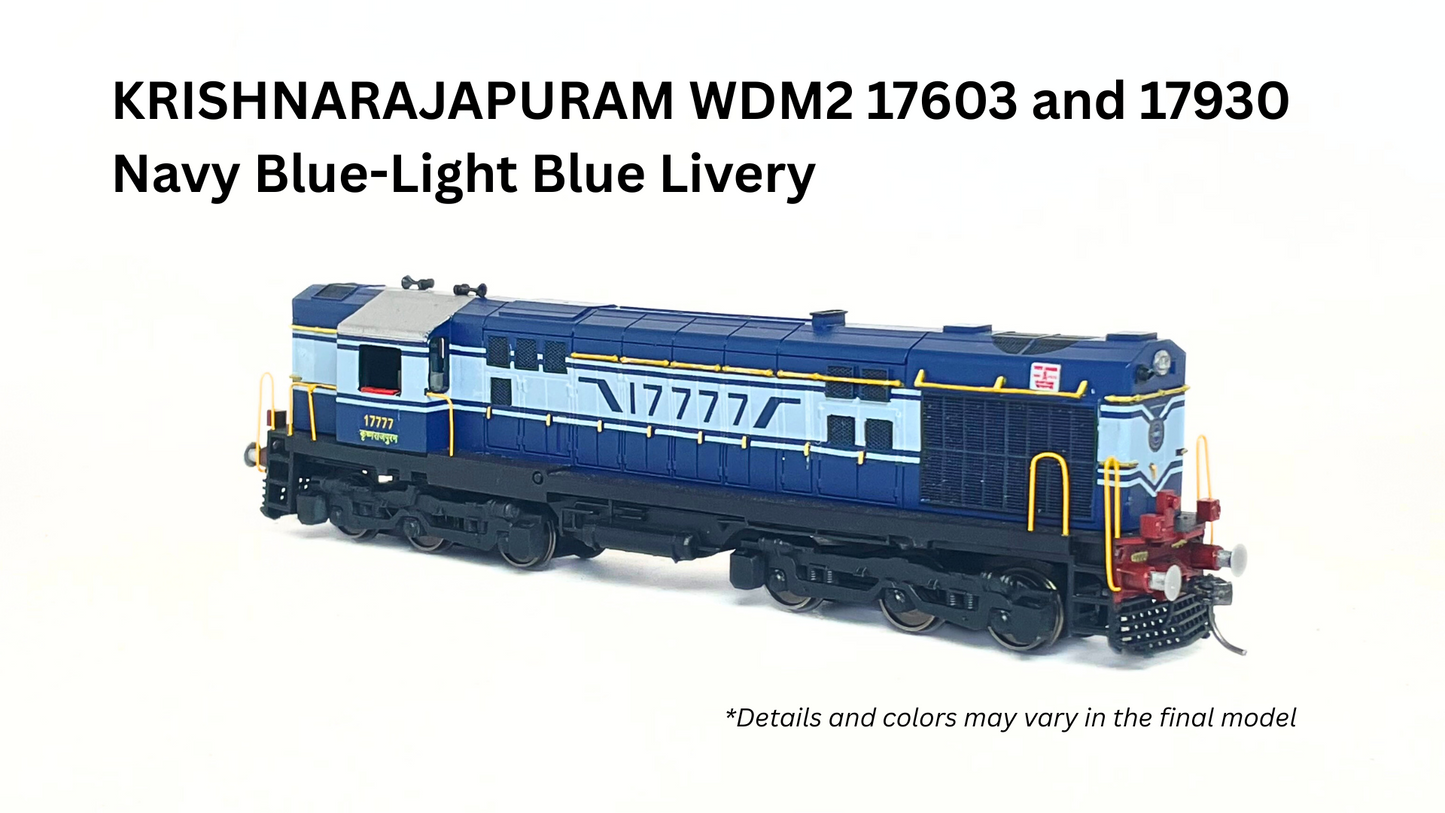 PRE-ORDER: PREMIUM DCC SOUND WDM2 RTR Model in HO Scale (1:87)