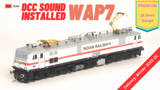 PRE-ORDER DCC SOUND INSTALLED WAP7/WAP7i RTR Model in HO Scale (1:87)