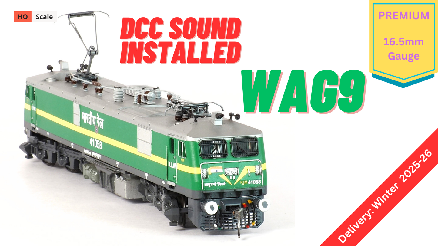 PRE-ORDER: DCC SOUND INSTALLED WAG9 RTR Model HO Scale (1:87)