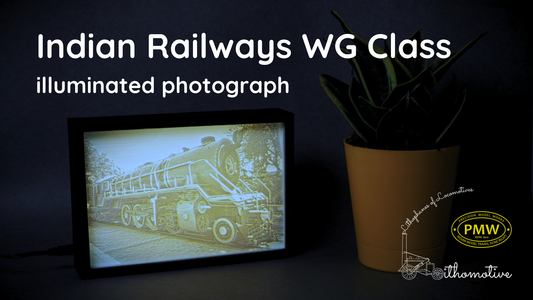 Illuminated Photograph: Indian Railways WG