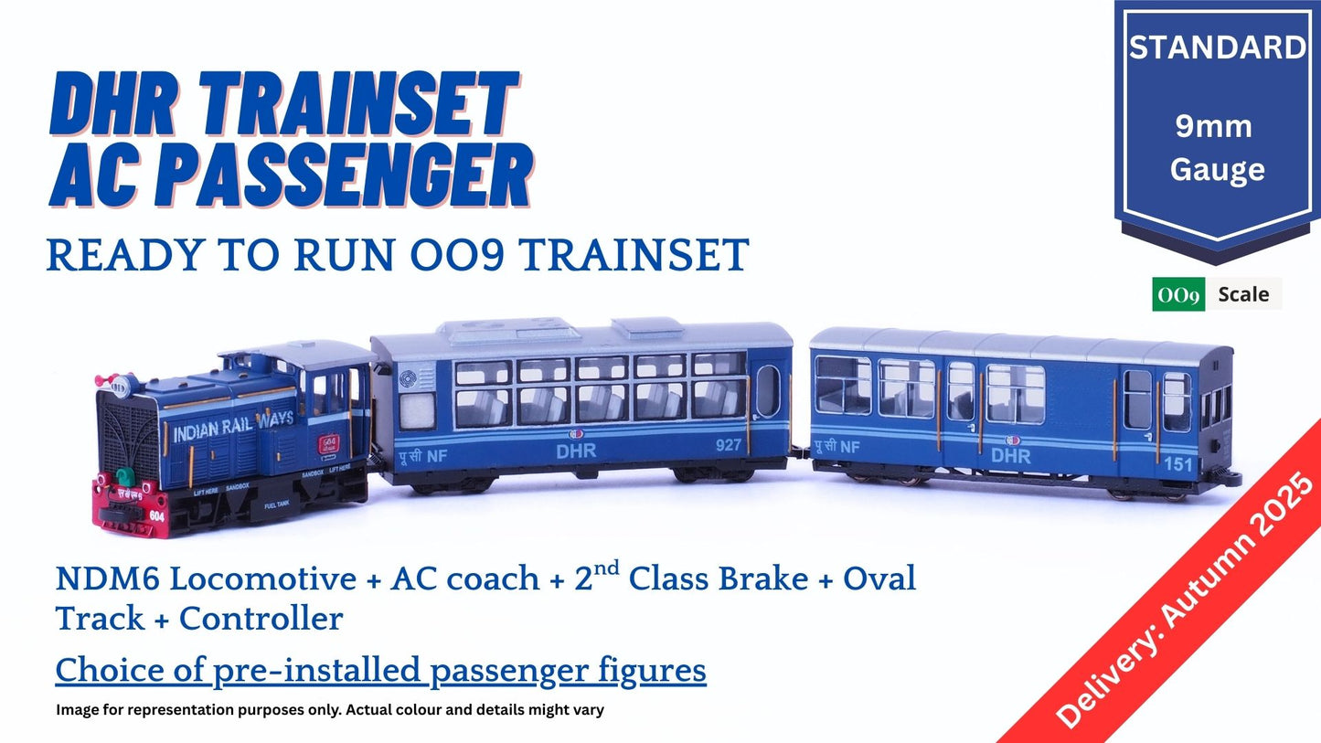 PRE-ORDER: Ready to Run DHR Trainset, AC (With Tracks and Controller)
