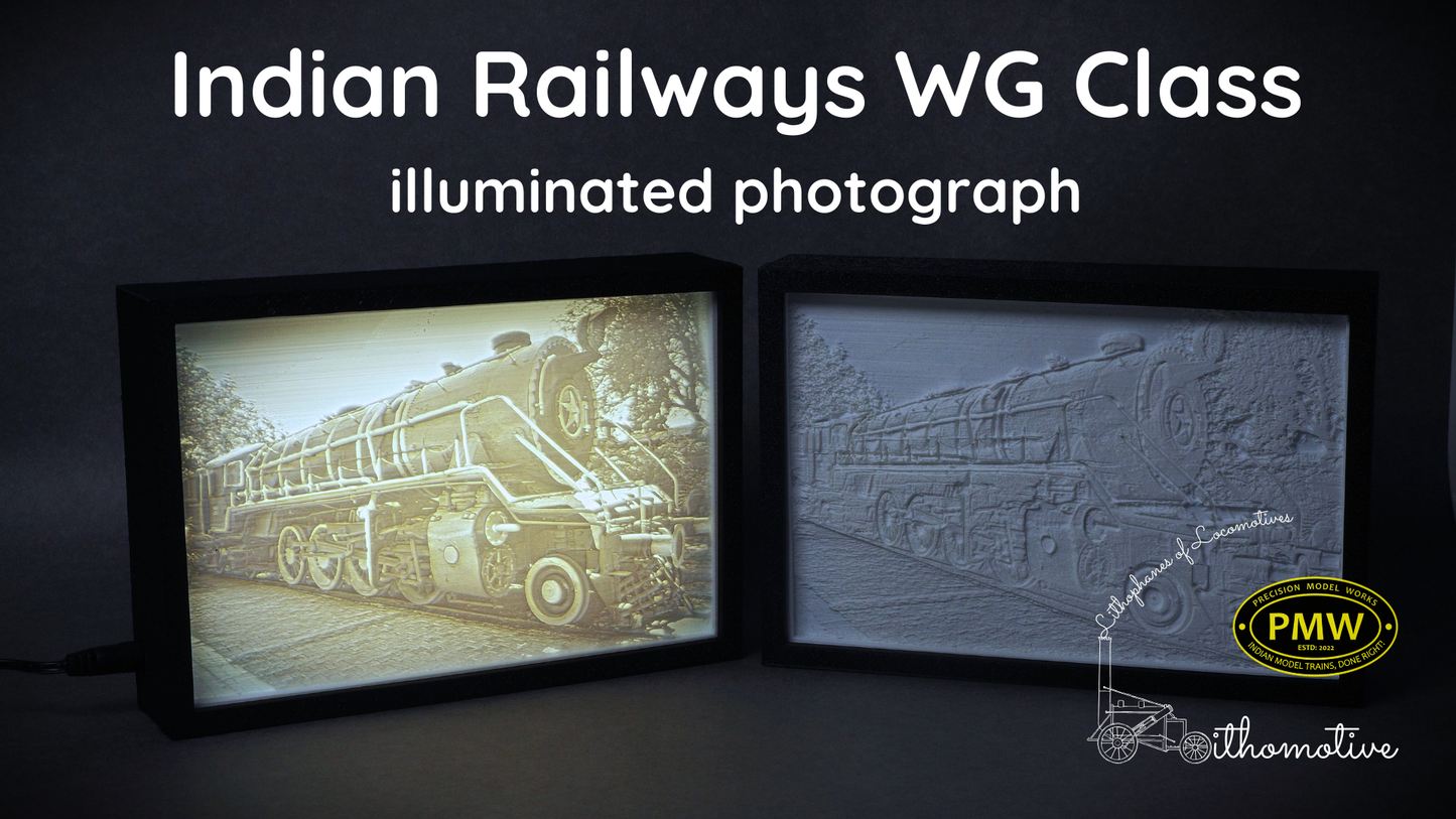 Illuminated Photograph: Indian Railways WG