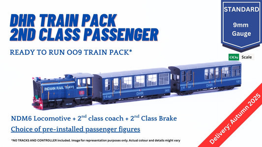 PRE-ORDER: Ready to Run DHR Train Pack, 2nd Class (NO Tracks or Controller)