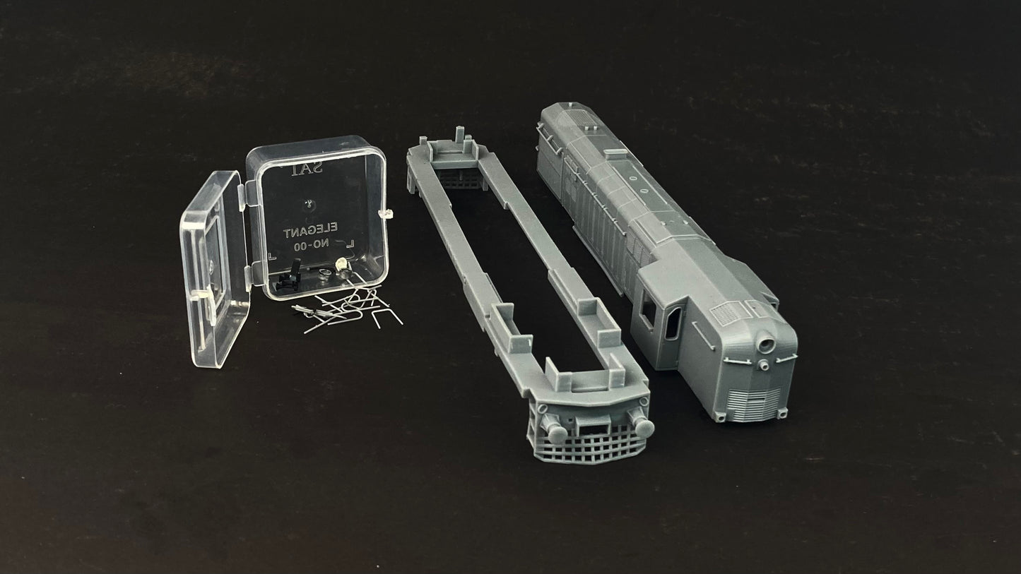 'Baldie' WDM2C/3A: Replacement Shell Kit For HO Atlas RSD 4/5