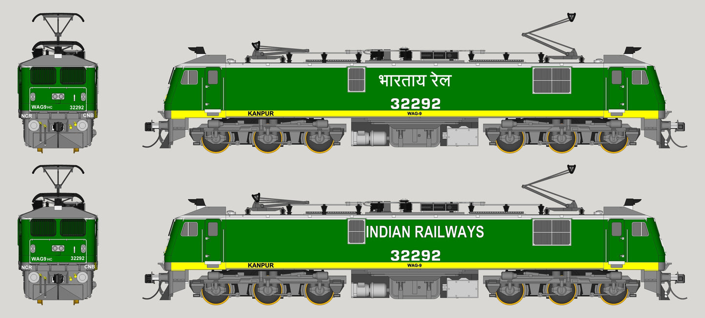 PRE-ORDER: DCC SOUND INSTALLED WAG9 RTR Model HO Scale (1:87)