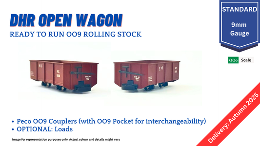 PRE-ORDER: DHR Open Wagon, Pack of 2, Ready to Run