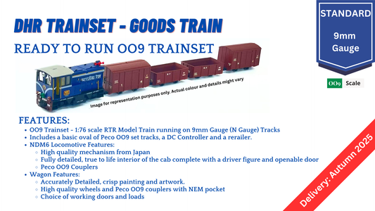 Made-to-order: RTR DHR Goods Trainset (With Tracks and Controller)