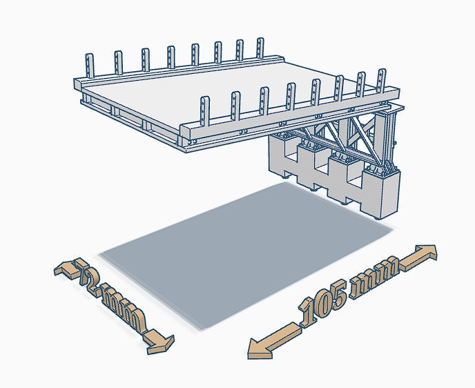 Road Bridge Extension Kit -2: Straight Span and Medium Bent
