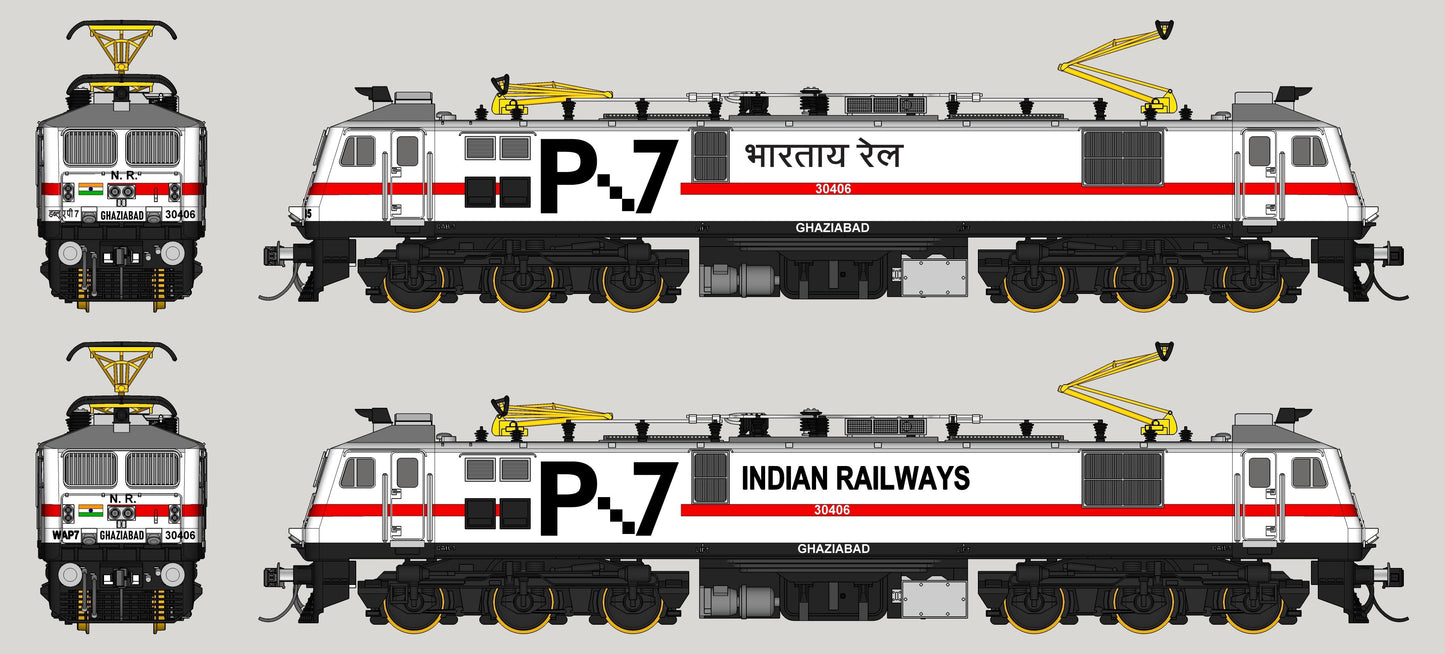 PRE-ORDER DCC SOUND INSTALLED WAP7/WAP7i RTR Model in HO Scale (1:87)