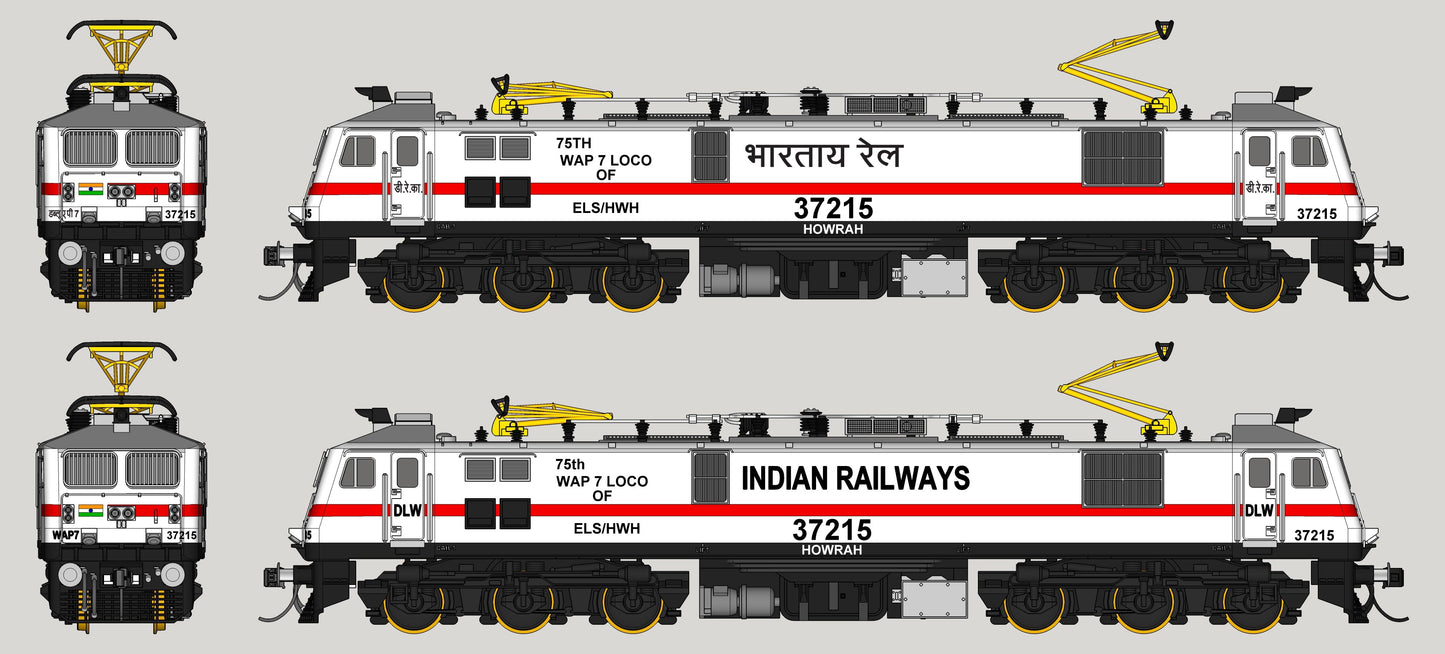 PRE-ORDER DCC SOUND INSTALLED WAP7/WAP7i RTR Model in HO Scale (1:87)