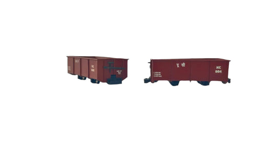 PRE-ORDER: HOe DHR Open Wagon, Pack of 2, Ready to Run