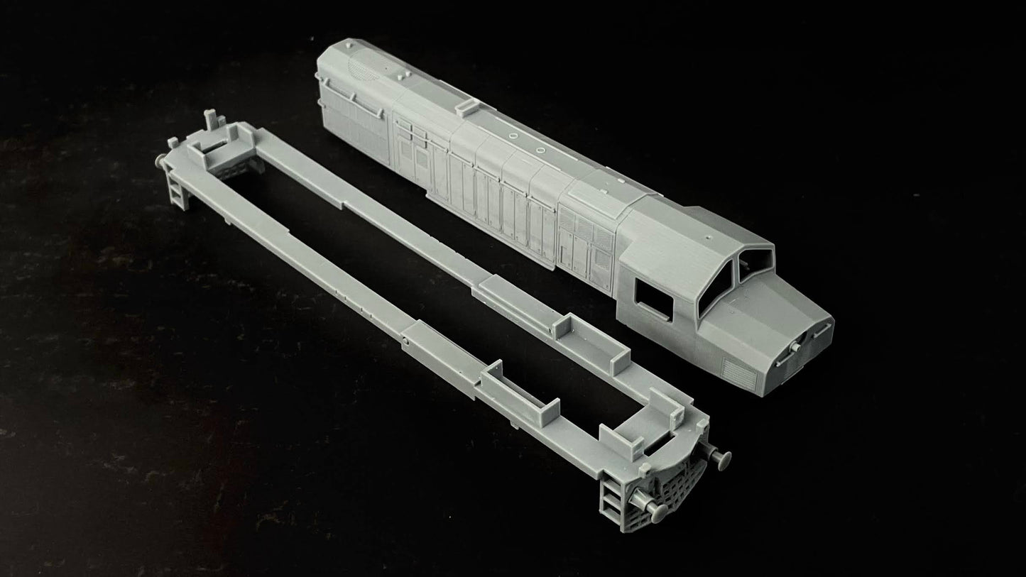 'Jumbo' WDM2C/3A: Replacement Shell Kit For HO Atlas RSD 4/5