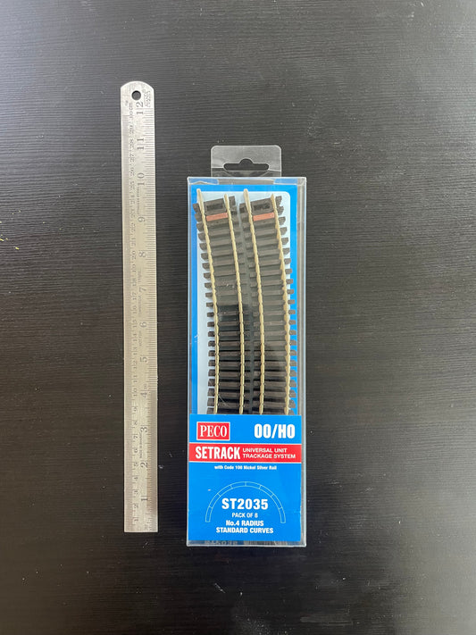 ST-2035 Standard Curve, 4th Radius (Pack of 8)