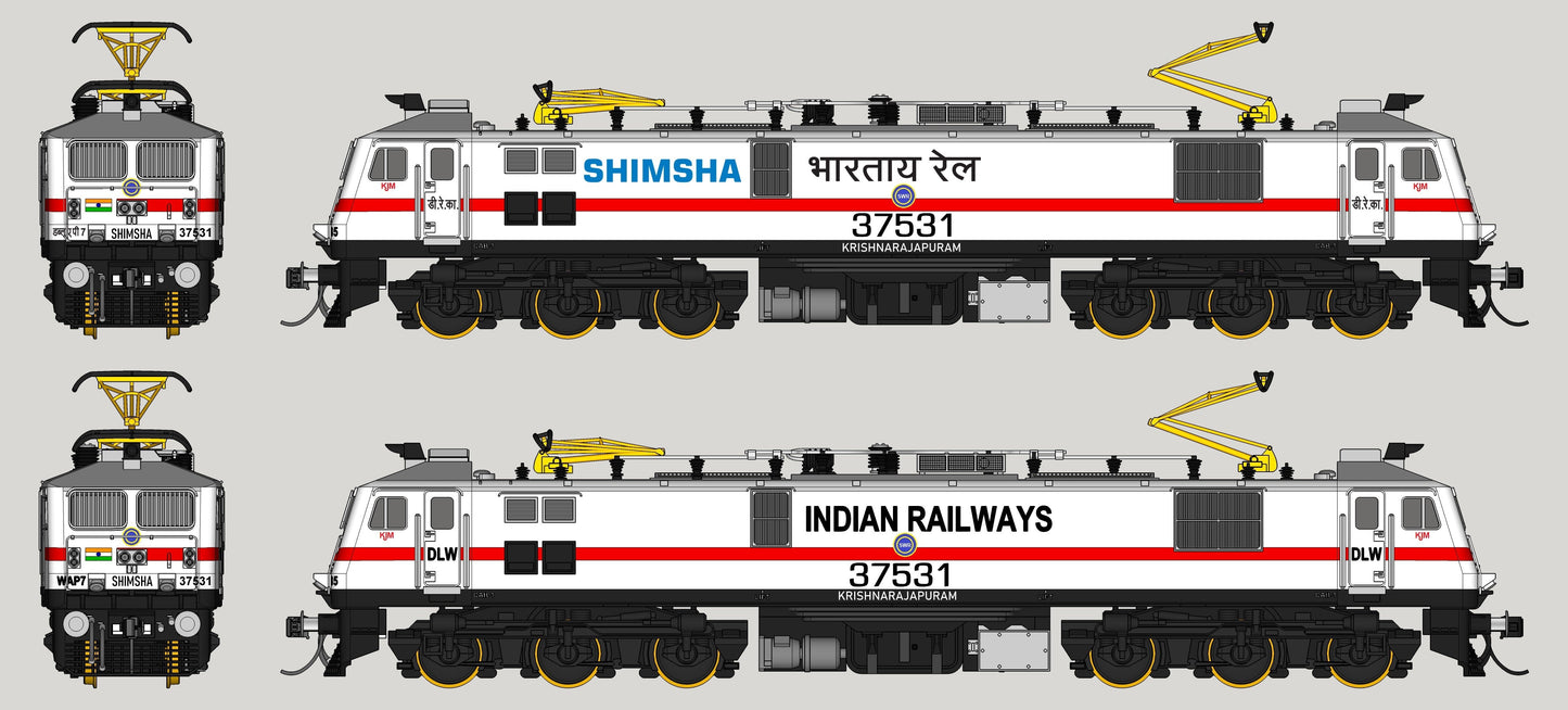 PRE-ORDER DCC SOUND INSTALLED WAP7/WAP7i RTR Model in HO Scale (1:87)