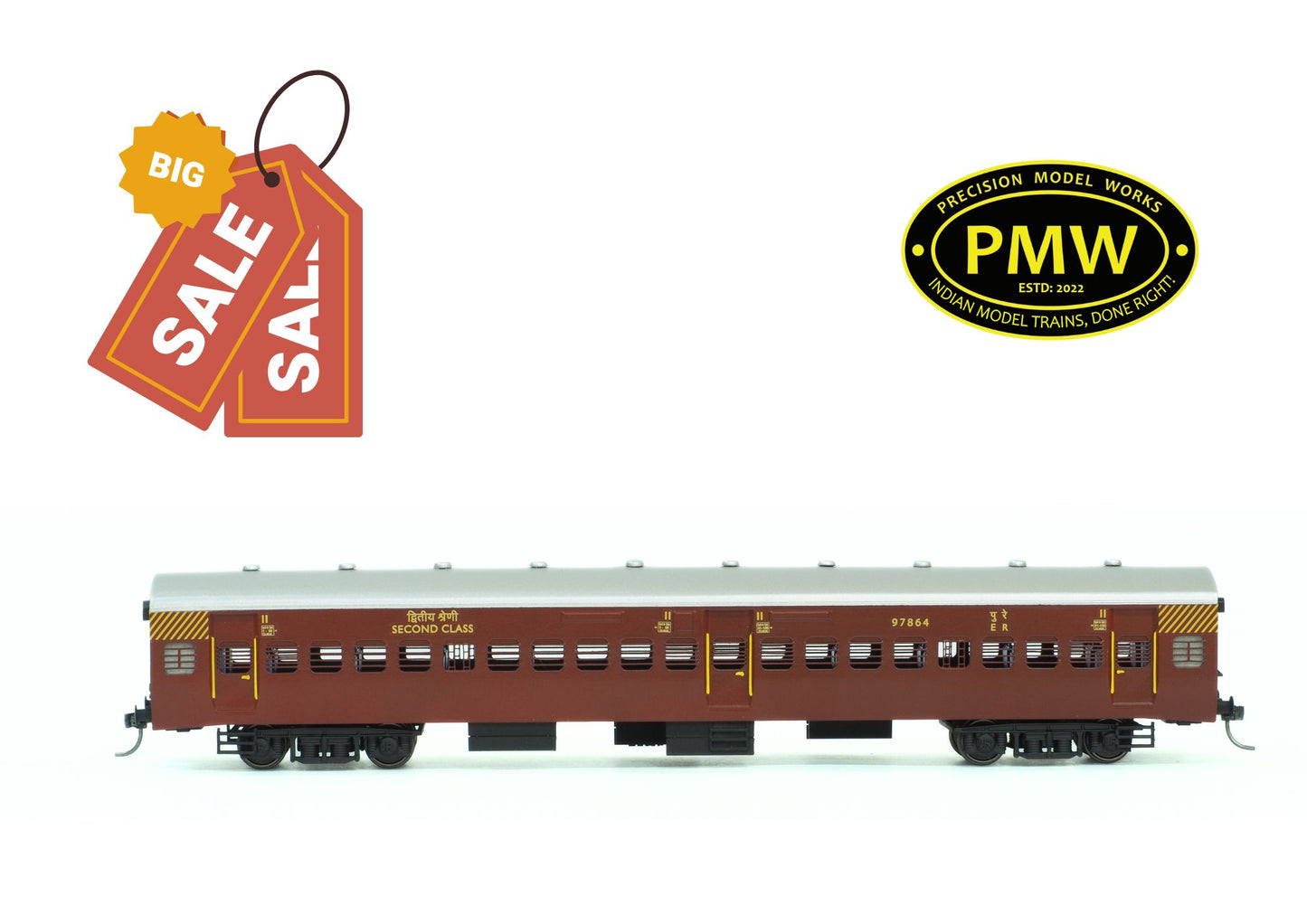 ON SALE: BEML GS HO Scale - Maroon