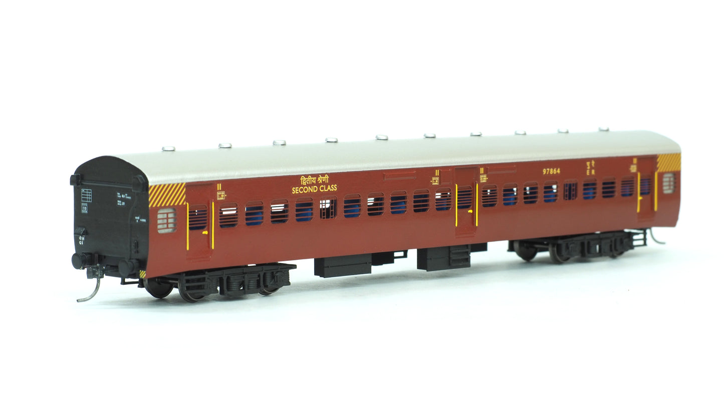 BEML GS HO Scale - Maroon/Brick Red Livery (1955-1990s)