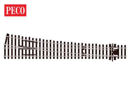 SL-E188 Turnout, Large Radius, Right Hand - Code 75